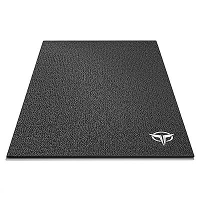  Powr Labs Sweat Proof Exercise Bike Mat, Stationary Bike Mat,  Indoor Bike Mat (30x60) Exercise Bike Mats, Bike Mat Indoor Cycling,  Exercise Bike Mat for Carpet Works with Peloton Bike Mat