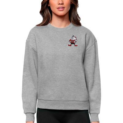 Women's Antigua Navy Dallas Cowboys Victory Crewneck Pullover