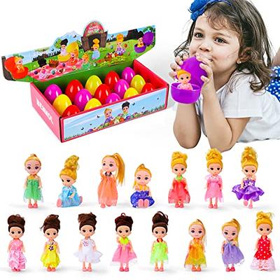 Bennol Cute Girl Dolls, Little Dolls Set with Hair and Clothes, Princess  Dolls Toys for Dollhouse