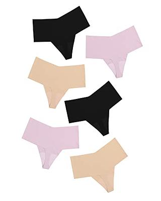  Coskefy Cotton Panties For Women No Show High