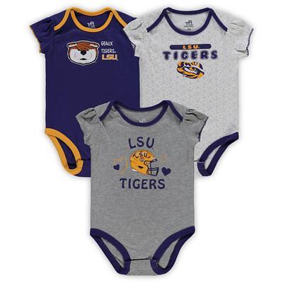 New York Giants Girls Newborn & Infant All The Love Bodysuit, Bib & Booties  Set - Royal/