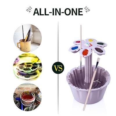 SOTER Paint Brush Cleaner All-In-One Solution For Artists - Includes Paint  Brush Holder, Rinse Cup, And Paint Palette Your Ultimate Artistic  Companion! (Lavender) - Yahoo Shopping