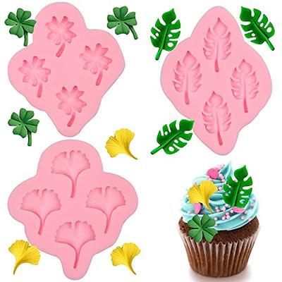 Chocolate Ginkgo Leaf Fondant Mould Mat Non-stick DIY Silicone Sugar Craft  Cake Lace Trim Mold Baking Tool Kitchen Gadget