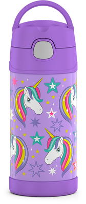 Frost 12oz Insulated Stainless Steel Kids Bottle | EcoVessel Unicorn