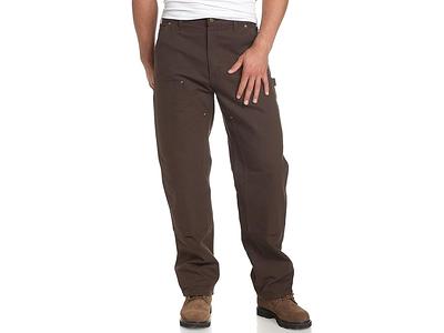 Carhartt Men's Washed Duck Flannel Lined Work Dungaree Pants