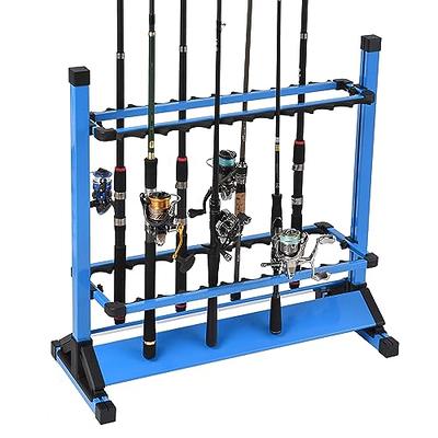 Fresh/ Salt Water Fishing Rod Rack Holder Pole Organizer Aluminum Ground  Stand