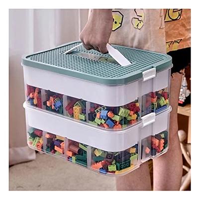 23Qt Plastic Storage Bins Organizer 3 Tier, Stackable Storage Boxes with  Lids, Storage Containers for Bedroom Living Room Kitchen Study Office