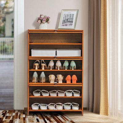 24 Pair Shoe Storage Cabinet