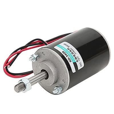 Larosso Mini 12V/24V CW/CCW Permanent Magnet DC Motor Reversible Electric  Gear Motor High Speed Low Noise for For DIY Generator(DC 12V 3000RPM) :  : Industrial & Scientific