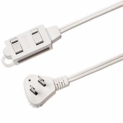 Basics 6-Foot 2-Prong Indoor Rectangle Extension Cord Power Strip -  Flat Plug - 13 Amps, 1625 Watts, 125 VAC - 2-Pack, White - Yahoo Shopping