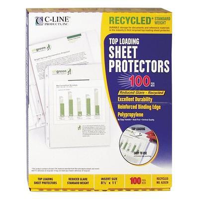 Samsill Sheet Protectors, 8.5 x 11 Inch Page Protectors for 3 Ring