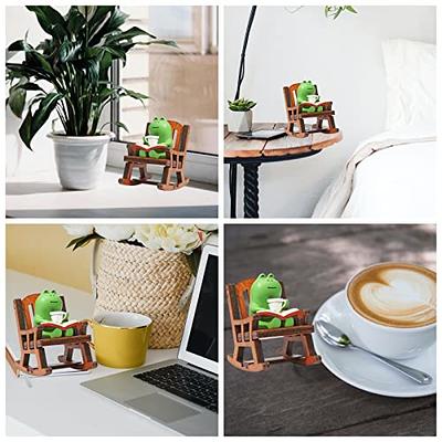 Miniature Frog Figurines Statue Desk Bedroom Decor Gifts Cute Frog Fig