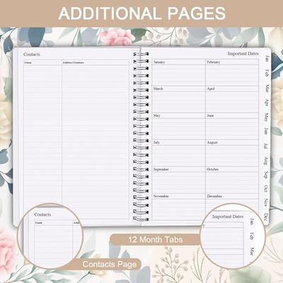 Rileys Planner 2023-2024 18-Month Academic Weekly Planner - Typographic Weekly & Monthly Agenda Planner, Flexible Cover, Notes Pages, Twin-Wire