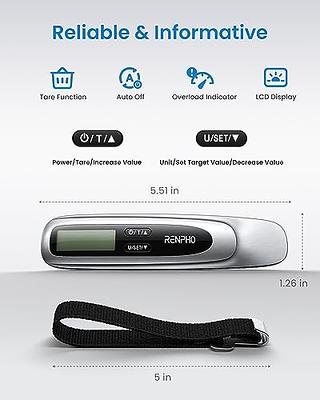 RENPHO Digital Body Weight Scale, Bluetooth Smart Scales for