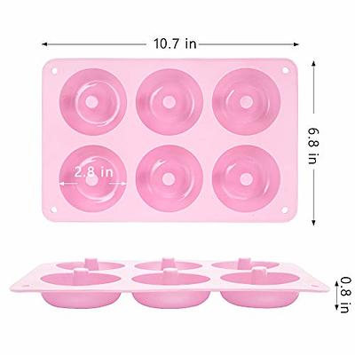 METLUCK Silicone Donut Molds, 3 PCS 8 Cavity Silicone Donut Pan Mold  Non-Stick Donut Baking Molds Heat Resistant Reusable Bagel Silicone Donut  Molds for Cake Biscuit Donuts Muffins - Yahoo Shopping