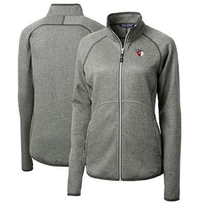 Louisville Cardinals Cutter & Buck Mainsail Full-Zip Jacket - Charcoal