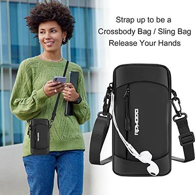 Running Phone Arm Bag for Men and Women Fitness Wrist Bag Outdoor Sports  Arm Sleeve Bag Sweat Breathable Bracelet Bag for Running Hiking Cycling for