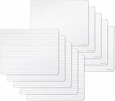 Charles Leonard Dry Erase Lap Board, 1-Sided Lined, 9 x 12, Pack of 12