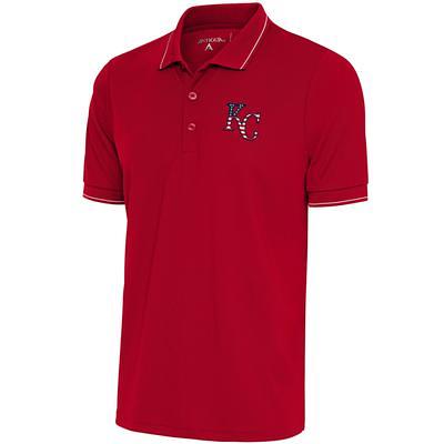 Antigua MLB Kansas City Royals Spark Short-Sleeve Polo Shirt