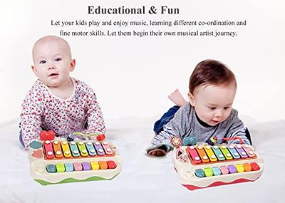 ZERAYOL Musical Toys Xylophone Keyboard Piano for Baby 6+ Months
