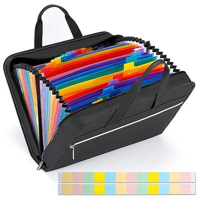 Expanding File Folder Organizer,Accordian File Organizer,Accordion Document  Organizer,Expandable Filing Folder with 13 Pocket,Letter Size,Portable