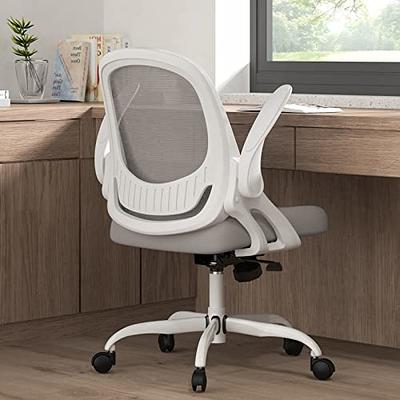 Ergonomic Office Chair, KERDOM Breathable Mesh Desk Chair, Lumbar Support  Computer Chair with Headrest and Flip-up Arms, Swivel Task Chair,  Adjustable Height Gaming Chair 