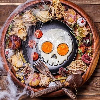 Halloween Horror Skull Fried Egg Mold, Silicone Fried Egg Mold, Breakfast  Omelette Mold, Egg Molds for Kids, Non Stick Pan Egg Pancake Ring (5packs)  - Yahoo Shopping