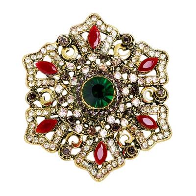 Rhinestone Baroque Flower Brooch Pin for Women Girls Fashion Red Green  Crystal Big Snowflake Brooch Lapel Pins Elegant Pendant Dress Accessories  Jewelry Boutonniere Corsage Father's Day Gift Christmas Anniversary (Green)  - Yahoo