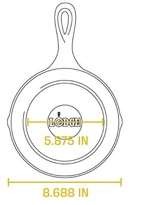 Lodge 8 Inch Cast Iron Pre-Seasoned Skillet – Signature Teardrop