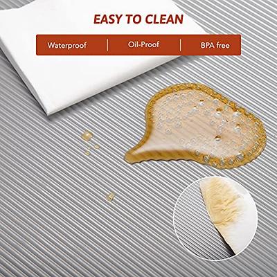 Glotoch 2 Rolls Non Adhesive Shelf Liners for Kitchen Cabinets, Non Slip Drawer  Liners for Kitchen, Waterproof Cabinet Liners for Shelves/Dresser/Refrigerator/Bathroom,17.5  x 30 FT, White - Yahoo Shopping