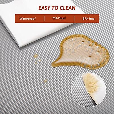 Glotoch 2 Rolls Non Adhesive Shelf Liners for Kitchen Cabinets, Non Slip Drawer  Liners for Kitchen, Waterproof Cabinet Liners for  Shelves/Dresser/Refrigerator/Bathroom,17.5 x 30 FT, White - Yahoo Shopping