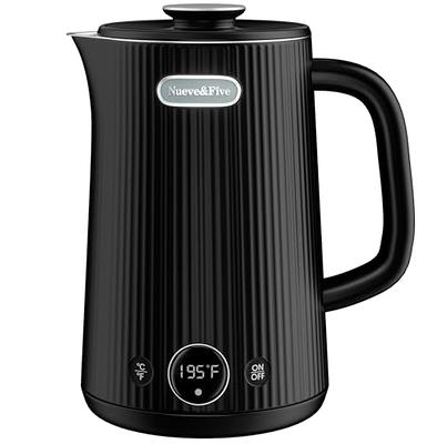 1.7L Fast Electric Kettle Auto Shut-Off Water Boiler Safe ABS+ Stainless  Steel