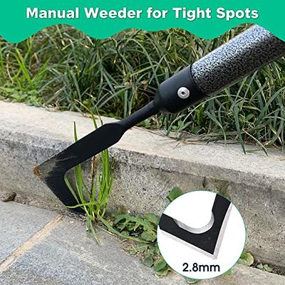 Crevice Weeder Tool L Shaped Hand Weeder Garden Tools For Weeding