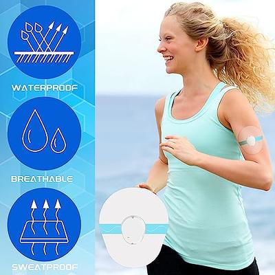 Shower Waterproof Patch Compatible with Omnipod Adhesive Patches  Transparent Waterproof Adhesive Patches Overpatch Long Lasting Sweatproof