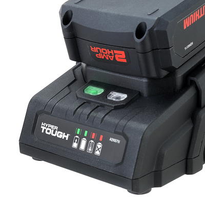 Hyper Tough 20V Lithium ion Battery Fast Charger for Hyper Tough