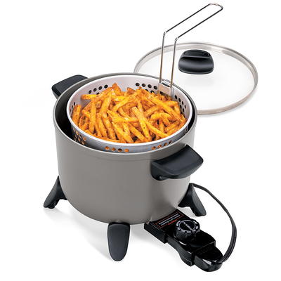 Presto Electric Deep Fryer, Silver, 1 L