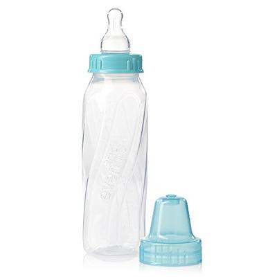 Evenflo Feeding Classic Clear Plastic Standard Neck Bottles for Baby,  Infant and Newborn - Teal/Green/Blue, 8 Ounce (Pack of 12) - Yahoo Shopping