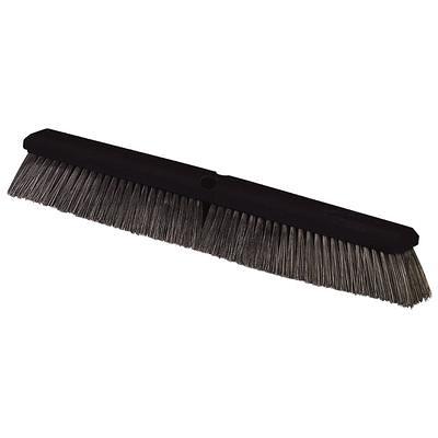 Rubbermaid 24in Black Plastic Foam Block Fine Floor Sweep Push