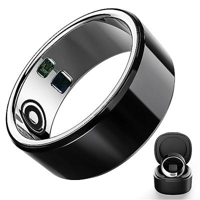 Fitness Activity Tracker Ring, Smart Ring for Blood Oxygen Monitoring,  Health Tracker for Heart Rate Monitor, Sleep, Pedometer, Body Temperature