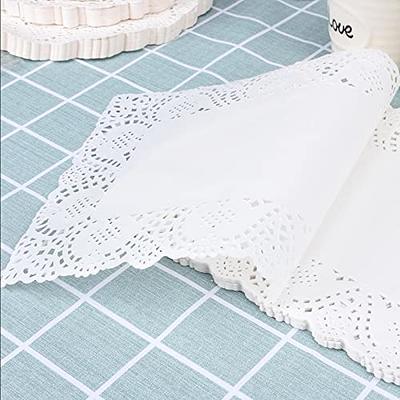 White Rectangular Doilies, Paper Lace Doilies