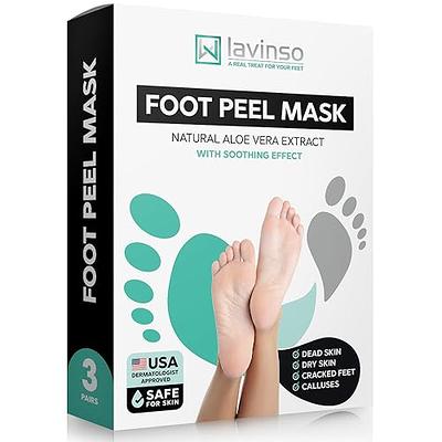 Lavinso Foot Peel Mask for Dry Cracked Feet – 3 Pack Dead Skin Remover Foot  Mask for Cracked Feet and Callus - Exfoliating Feet Peeling Mask for Soft  Baby Feet, Original Scent - Yahoo Shopping