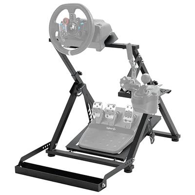Minneer PRO Racing Wheel Stand Height Adjustable with Shifter Upgrade for  Logitech G25,G27,G29,G920,G923,Thrustmaster TMX, T80, Gaming Steering  Simulator Cockpit Wheel and Pedals Not Included 