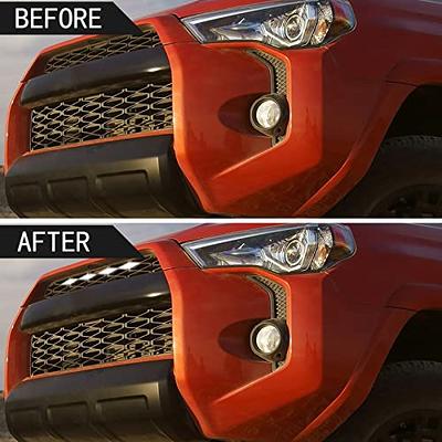 4pcs Auto Frontgrill LED Licht Raptor Stil Grill Cover Kit für