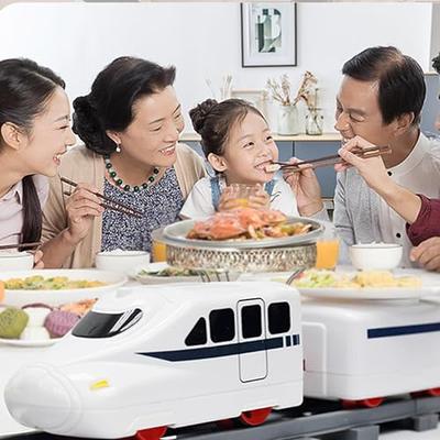 Sushi Train for Dining Table, Automatic Rotating Table Display