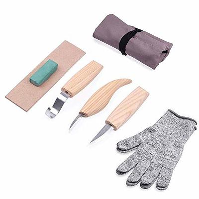 Wood Carving Tools Knife Set 20PCS DIY Wood Carving Kit for Beginners  Woodworking Knife Kit with Detail Wood Carving Tools, Whittling Knife,  Anti-Slip Cut-Resistant Gloves, No-Cut Tape Ideal for Gift - Yahoo