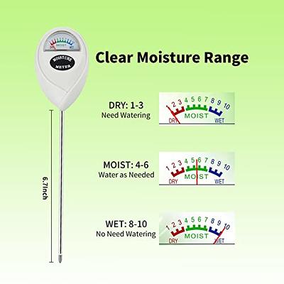 IUSEIT Soil Moisture Meter,Soil Hygrometer for Plants, Soil Water