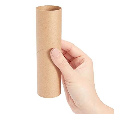 White Cardboard Tubes for Crafts, DIY Craft Paper Roll (3 Sizes, 36 Pack)