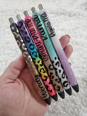 Crystal Custom Pen Witchy Witchy Vibes Inkjoy Pen Custom Glitter Pens  Custom Pen Custom Inkjoy Pen Glitter Pens 