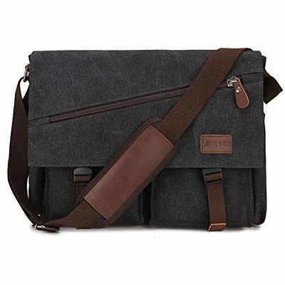 Messenger Bag for Men, Crossbody Bag Aesthetic, Water Resistant Unisex  Classic Canvas Shoulder Bag, Casual Work Bag - Yahoo Shopping