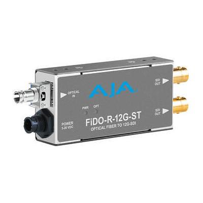 AJA FiDO-R-12G-ST Single-Channel ST Fiber to 12G-SDI Mini